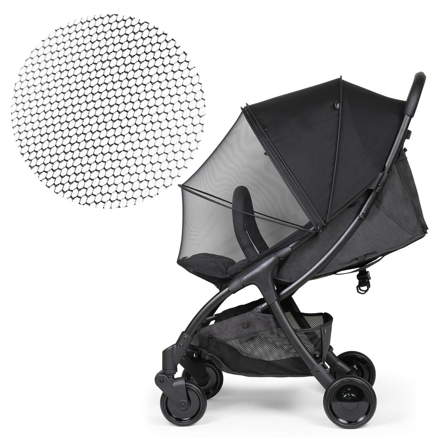 2-in-1 Moskitonetz & Sonnenschutz - Beberoad