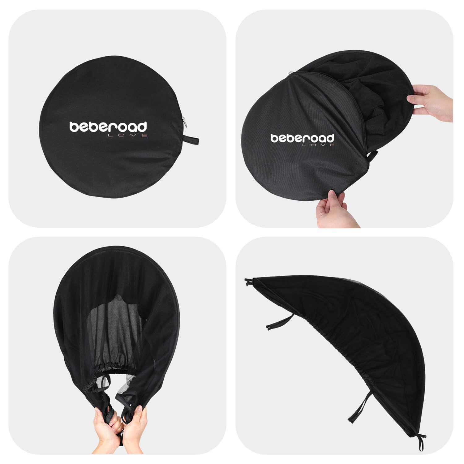 2-in-1 Moskitonetz & Sonnenschutz - Beberoad