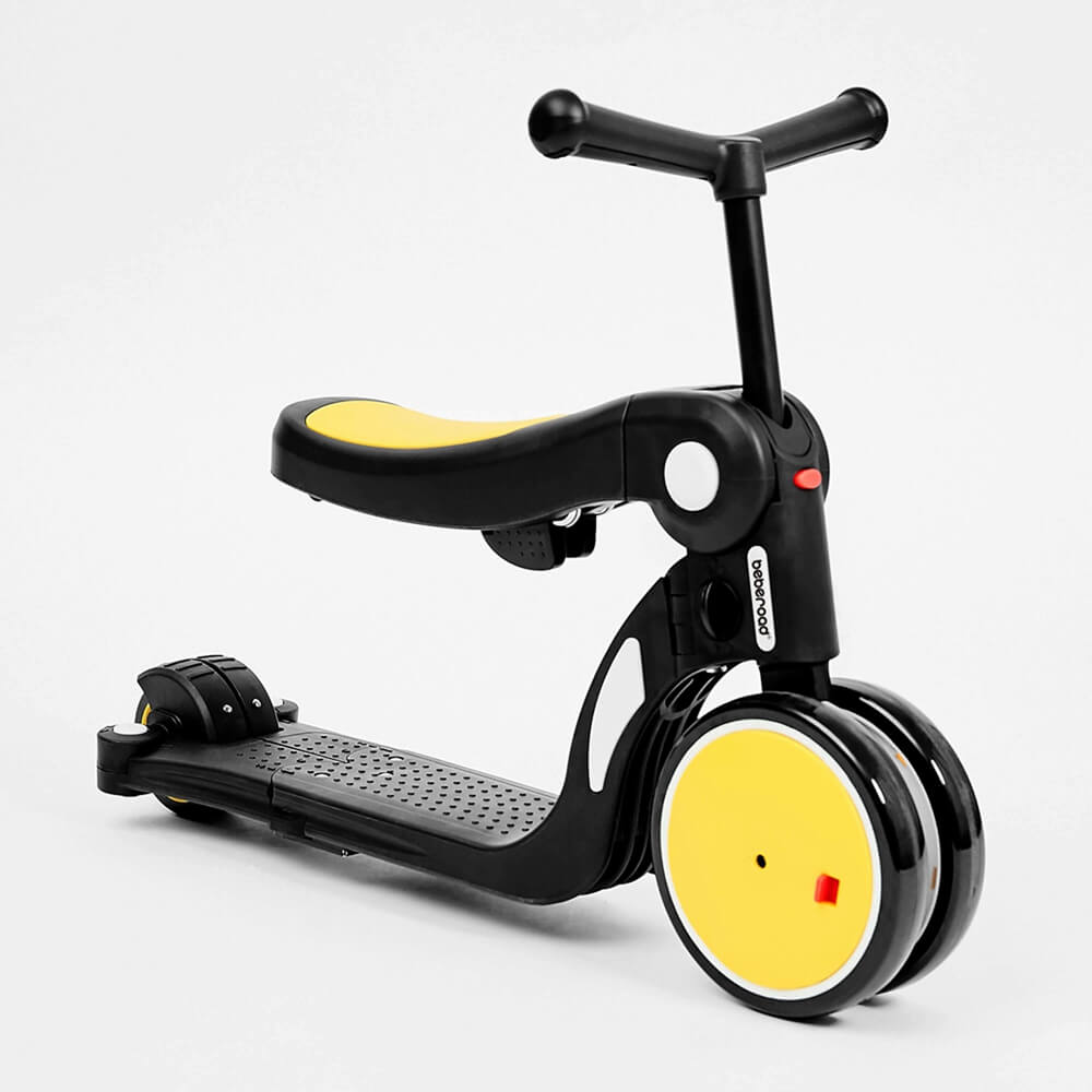 Beberoad 5-in-1 multi kids scooter-yellow