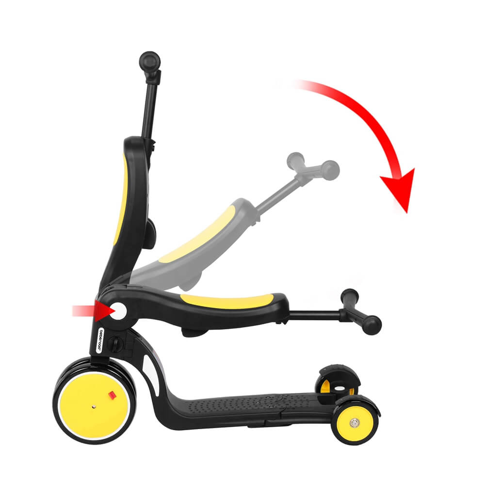 Beberoad 5-in-1 multi kids scooter, easy folded, suitable portable