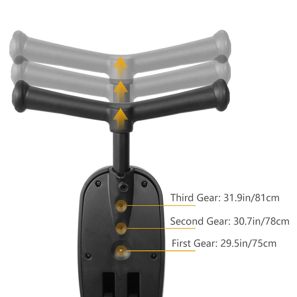 Beberoad 5-in-1 kids scooter with three gear.