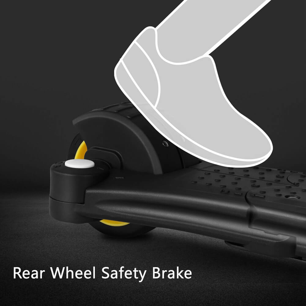 Beberoad 5-in-1 multi kids scooter, rear wheel safety brake, safety for kids