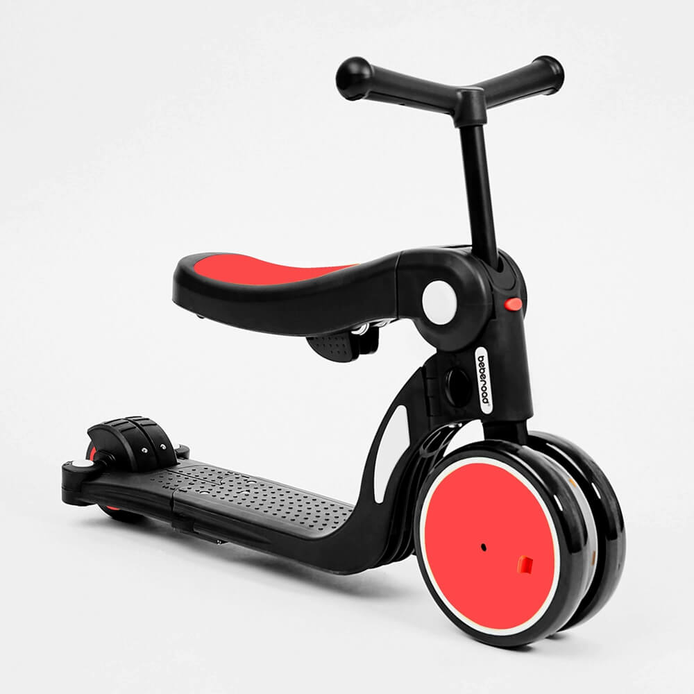 Beberoad 5-in-1 multi kids scooter-red