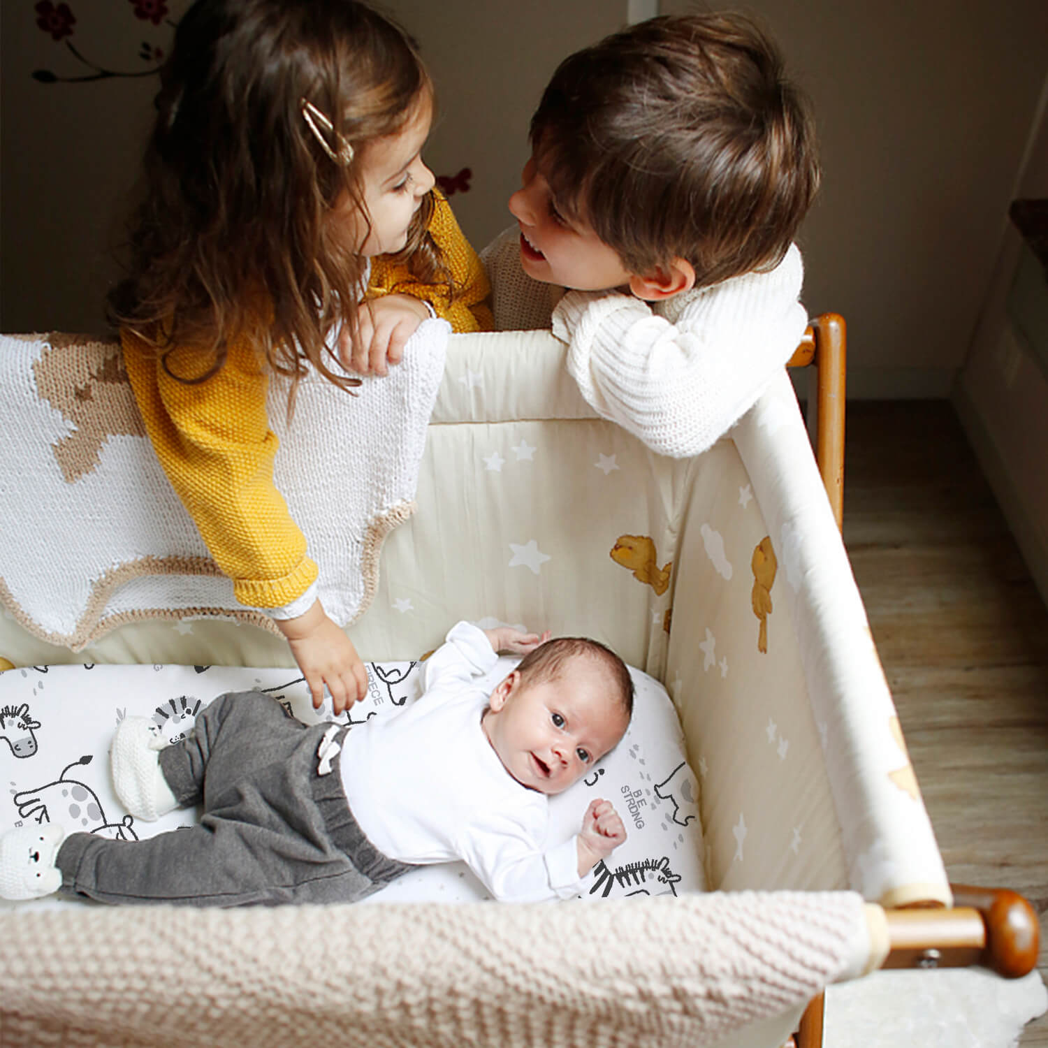 Baby-Bettchen-Bettwäsche - Beberoad