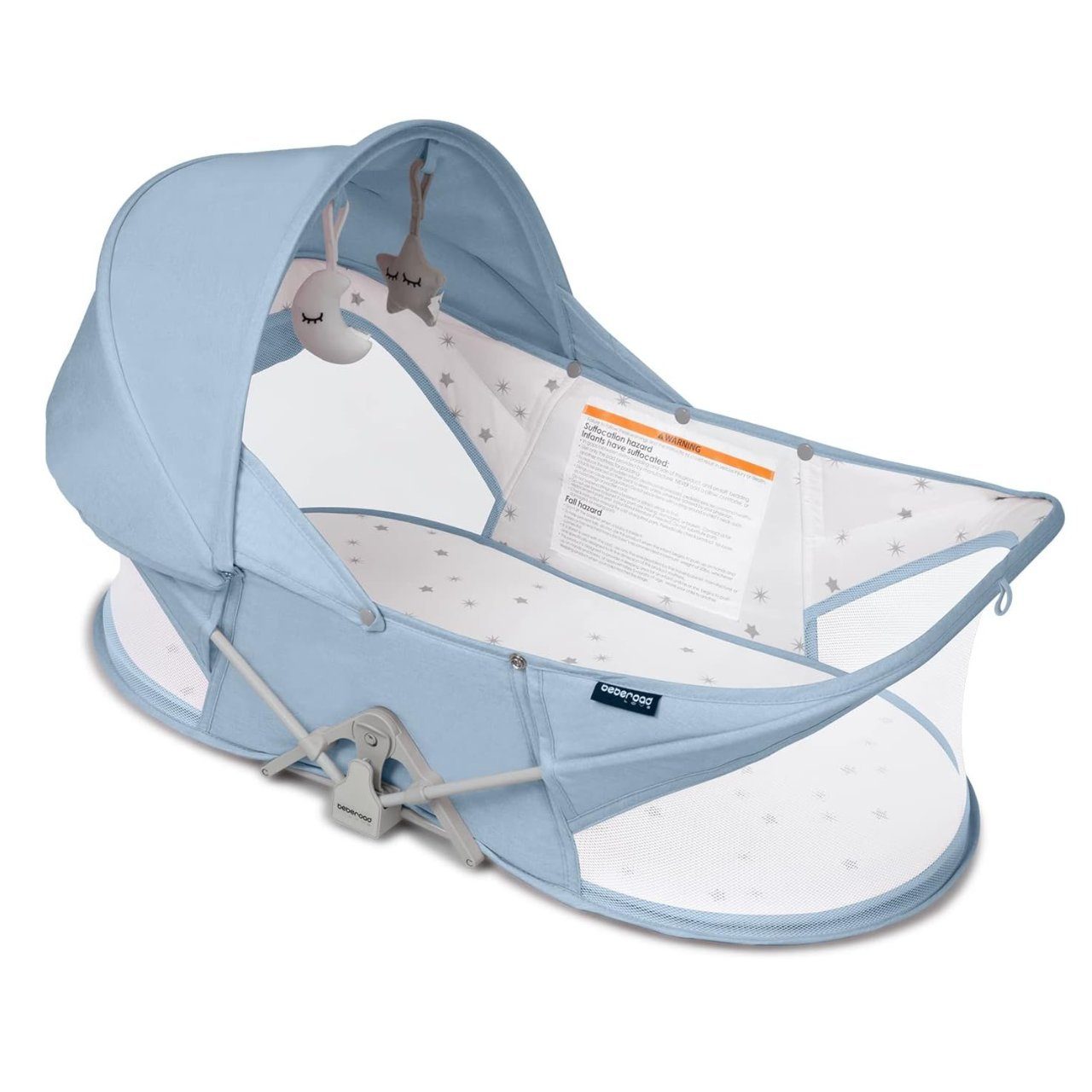 Baby-Reisebett leicht Faltbares Reisebettzelt, Matratze und Tasche - Beberoad
