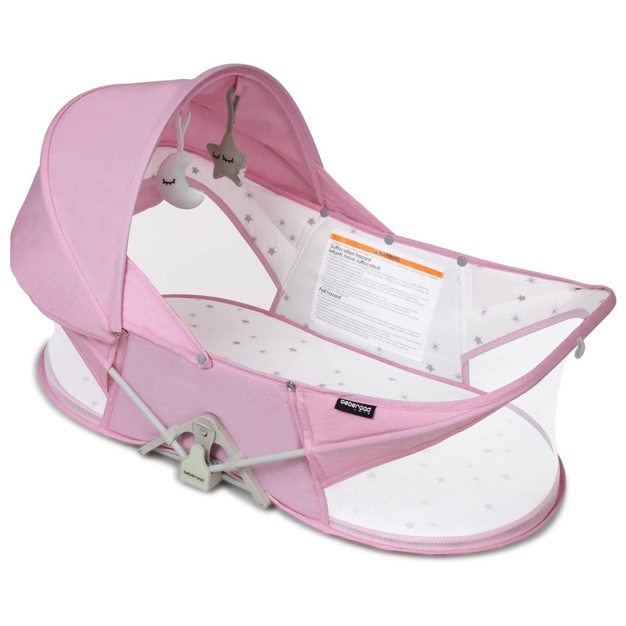 Baby-Reisebett leicht Faltbares Reisebettzelt, Matratze und Tasche - Beberoad